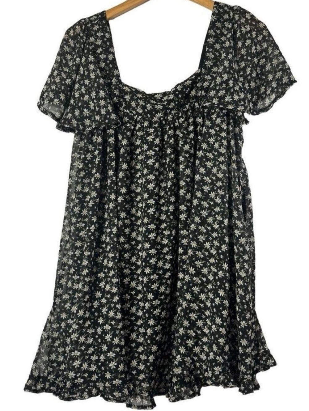 Hudson Gray Black Floral Dress
